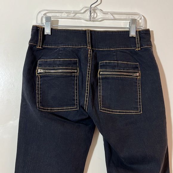 Twill Twenty Two Black Low Rise Jeans - Picture 8 of 15